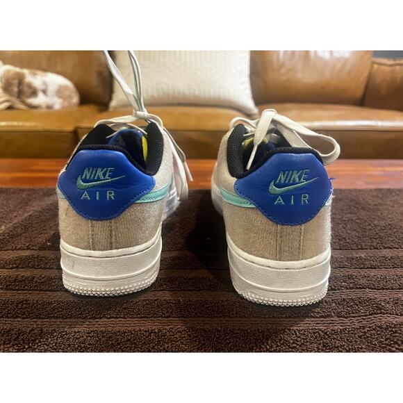 Nike Air Force 1 Low GS Multicolor Sneakers Shoes Removable Swoosh Kid Youth 4Y - Picture 8 of 10